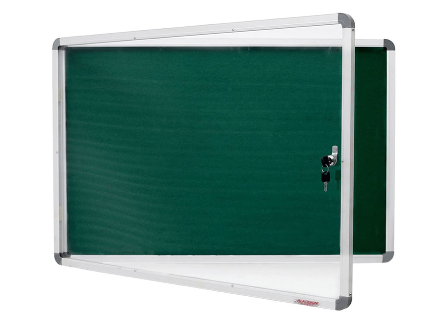  Acrylic Door Covered Notice Board
