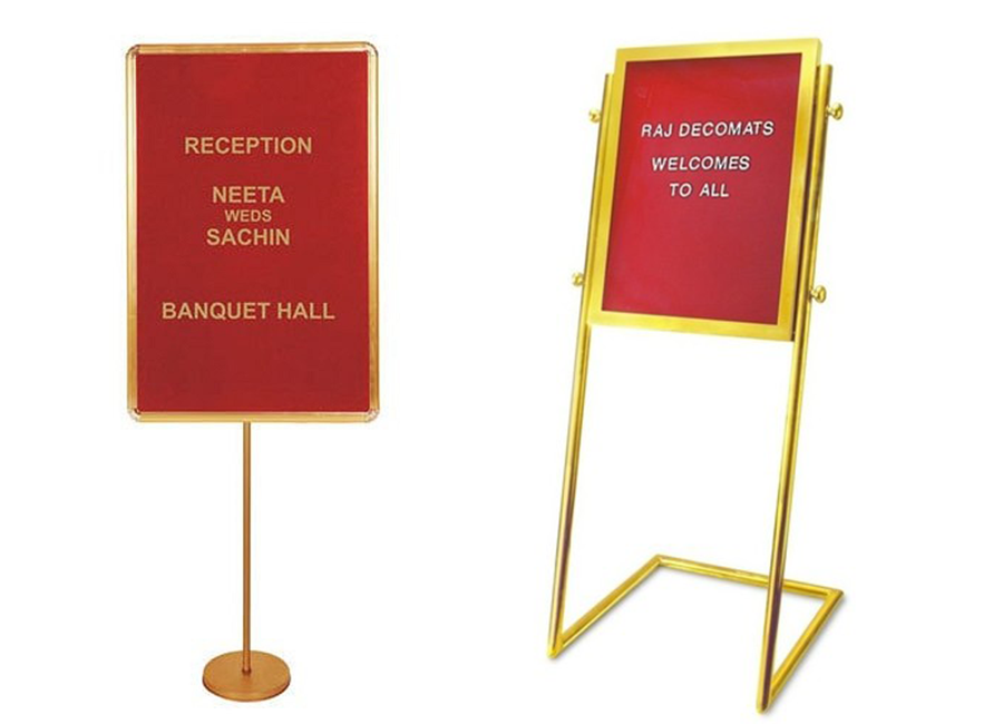 Grooved Welcome Board 
